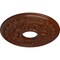 Ekena Millwork Baltimore Medallion (Canopies up to 5 1/2"), 15 3/8"OD x 4 1/4"ID x 1 1/2"P, Burnished Mahogany CM15BABMC - alternate 2